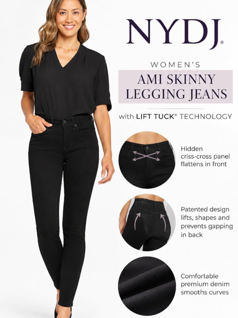 NYDJ Women's Ami Skinny Legging Jeans